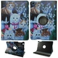 thumbnail image 1 of Multi Kitten  ipad Mini 2 3 PU Leather Folding Tablet 360 Rotating Case Slim fit Folio standing protective rotating Smart Cover, 1 of 2