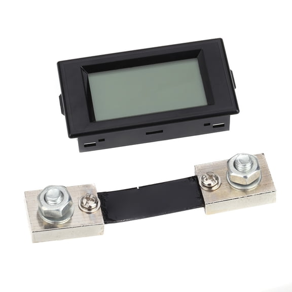 Multi LCD DC 100A Digital Display LED Panel Ammeter/ AMP Ampere Meter With 100A/75mV Shunt Resistor