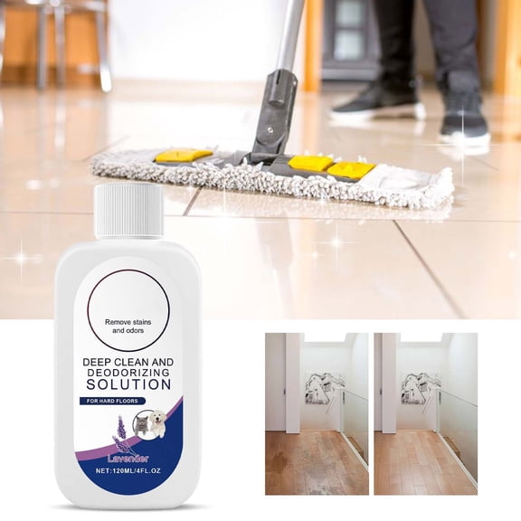 Multi Lavender Floor Cleaning Solution - Deodorizing & Stain Remover, 120ml | Multi-Surface Cleaner for Hardwood, Tile, Laminate, Vinyl, Carpets & Robot Mops