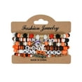 thumbnail image 1 of Multi-Layer Beaded Bracelets Set with Pumpkin Spider Webs Stretch for Festive Jewelry Gifts - Stackable Gothic Accessory Party, 1 of 6