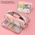 thumbnail image 1 of Multi Layer & Cloth, Japanese Korean Style Pencil Case, Large Capacity Stationery Storage Box for Teens, 1 of 3