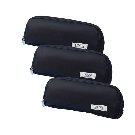 Multi Layer Cloth Pencil Case Set, Large Capacity Stationery Organizer Bags With Multiple Compartments, Portable Pen Storage Pouches For Office Travel And Daily Accessories