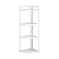 thumbnail image 1 of Multi-Layer Corner Shower Organizer | 36.2 x 16.9 x 12.2 Inches | Adjustable Bathroom Storage Rack with Drain Holes | White or Black Plastic Shower Caddy, 1 of 6