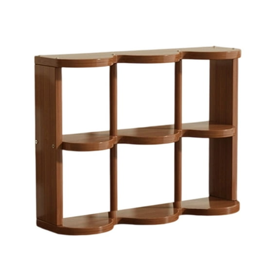 Multi-Layer Desktop Cup Holder Organizer with Six Grids Storage Rack for Home Office Kitchen Supplies, Space-Saving Design, 1-Pack, Desk Organizer