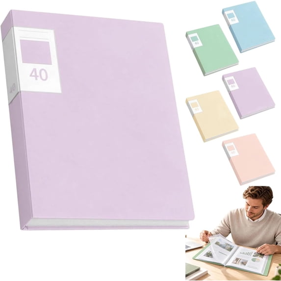 Multi Layer Display Book File Folder, 40/60 Double Sided Transparent ...