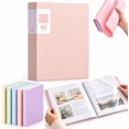 Multi-Layer Display Book File Folder, Clear Dual-Sided Sleeves Storage ...