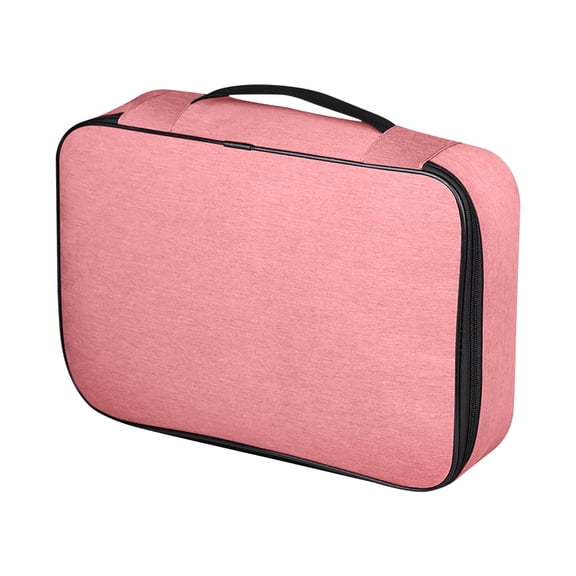 Multi-Layer Document Storage Box - Large Capacity File Organizer for Family Certificates & Passports