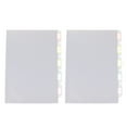 thumbnail image 1 of Supvox 2Pcs White Classification File Folders Multi-Layer Contract Document Holders, 1 of 7