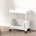 thumbnail image 1 of Multi-Layer Movable Storage Rack with Wheels - Versatile Organizer for Living Room, Bathroom, Kitchen & More - Space-Saving Solution for Household Clutter and Easy Access to Essential Items, 1 of 6