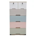 thumbnail image 1 of Multi-Layer Plastic Drawers Assembled Baby Wardrobe Storage Cabinet Furniture Bedroom, 1 of 15