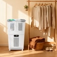 thumbnail image 1 of Multi‑Layer Rolling Laundry Basket with Removable Hampers, Ventilated PP Laundry Sorter with Wheels – Space‑Saving Clothes Storage for Laundry Room, Bedroom & Bathroom, 1 of 14