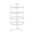 thumbnail image 1 of Multi-Layer Rotating Jewelry Organizer Stand | 360° Spinning Earring Holder & Necklace Display | Metal Birdcage Design for Earrings & Rings, 1 of 6