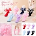 thumbnail image 1 of Multi Layer Ruffle Frilly Ankle Socks Soft Cotton Girls Dress Socks Ideal for Church Party School Matching Outfits(Hot Pink,XL), 1 of 7
