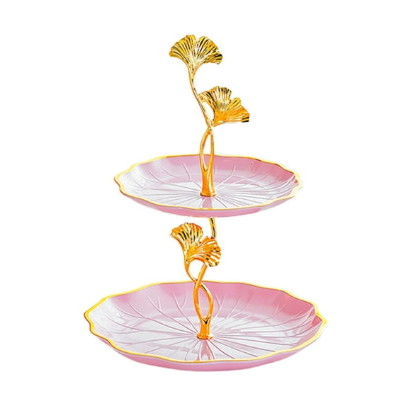 Multi-Layer Serving Plate Stand for Desserts Fruits and Snacks, Elegant Tiered Display Organizer for Parties Celebrations and Home Decor