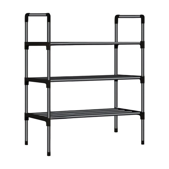 Multi-Layer Shoe Rack, Stackable Storage Organizer, Easy Assembly Door Shoe Rack, Space-Saving Shoe Tower, Home Storage Solution for Shoes and More