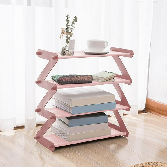 Multi-Layer Shoe Storage Rack - Aluminum Alloy & Polyester, 18.9"W Entryway Organizer, Compact Space-Saving Shoe Rack for Home