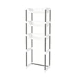 thumbnail image 1 of Multi-Layer Toilet Storage Rack - No Drill Bathroom Organizer, Metal Shelf for Toiletries, Clean & Tidy Space Above Toilet, Sturdy & Waterproof, Ideal for Towels, Shampoo, Plants White B, 1 of 6