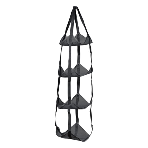 Multi Layer Vertical Wall Mount Organizer, Basketball Rack Storage For Football Plush Doll Toys, Home Apartment Garage Living Room (H)