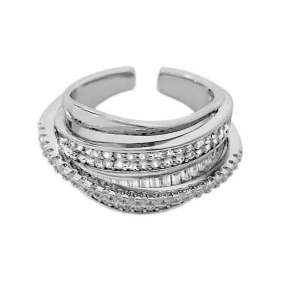 Multi Layer Wrap Thumb Finger Rings Adjustable Open New G1