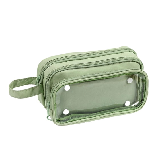 Multi Layered Pencil Case with Handle High Capacity Pencil Pouches Pen Pencil Case Detachable Pencil Organizers Bag