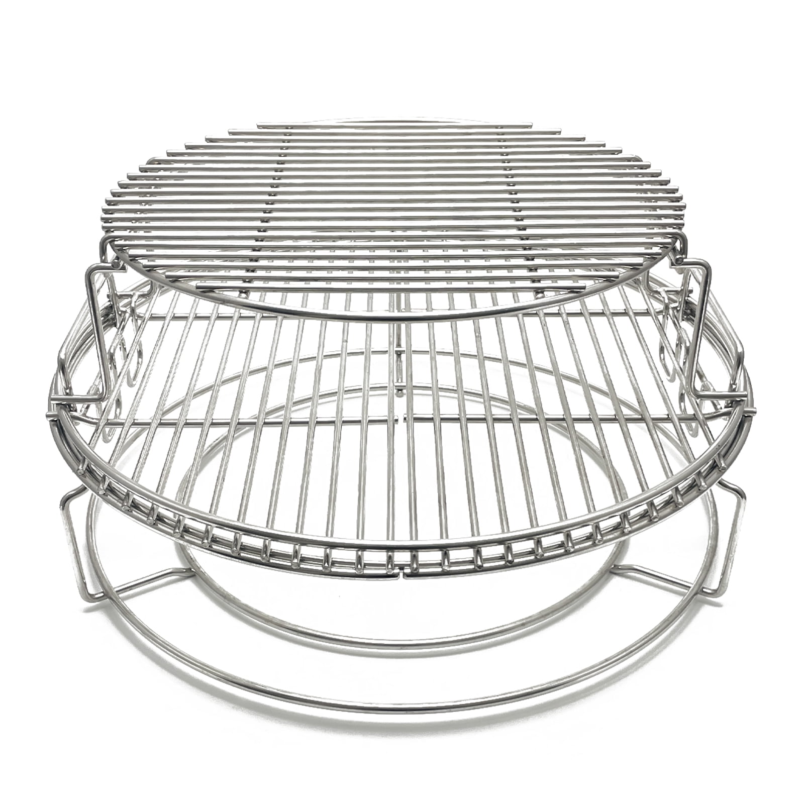 Multi-Level Base Rack Cooking Grate Stack Rack for BGE, Big Green Egg ...