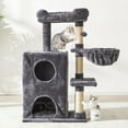 thumbnail image 1 of Multi-Level Cat Tree Tower for Large Cats with Scratching Posts, Condos, Perch, Hammocks & Toys, Cat Jungle Gym for Indoor Cats, Ideal for Multi-Cat Households, Dark Grey, 1 of 8