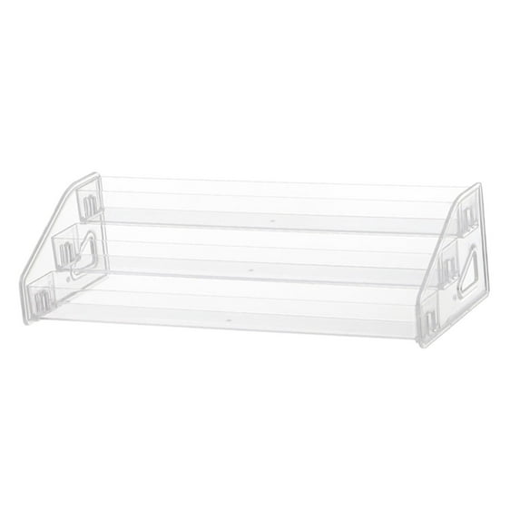 Multi Level Nail Organizer Easy Clean Stand Nail Display Rack Shelf for Makeup 3 Tiers