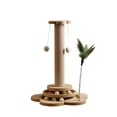 thumbnail image 1 of Multi-Level Scratching Post, Climbing Tower with Sisal Wrapping | Cat Tree for Indoor Cats | 50/40cm Cat Condo with Perch and Hideout, Beige M, 1 of 7
