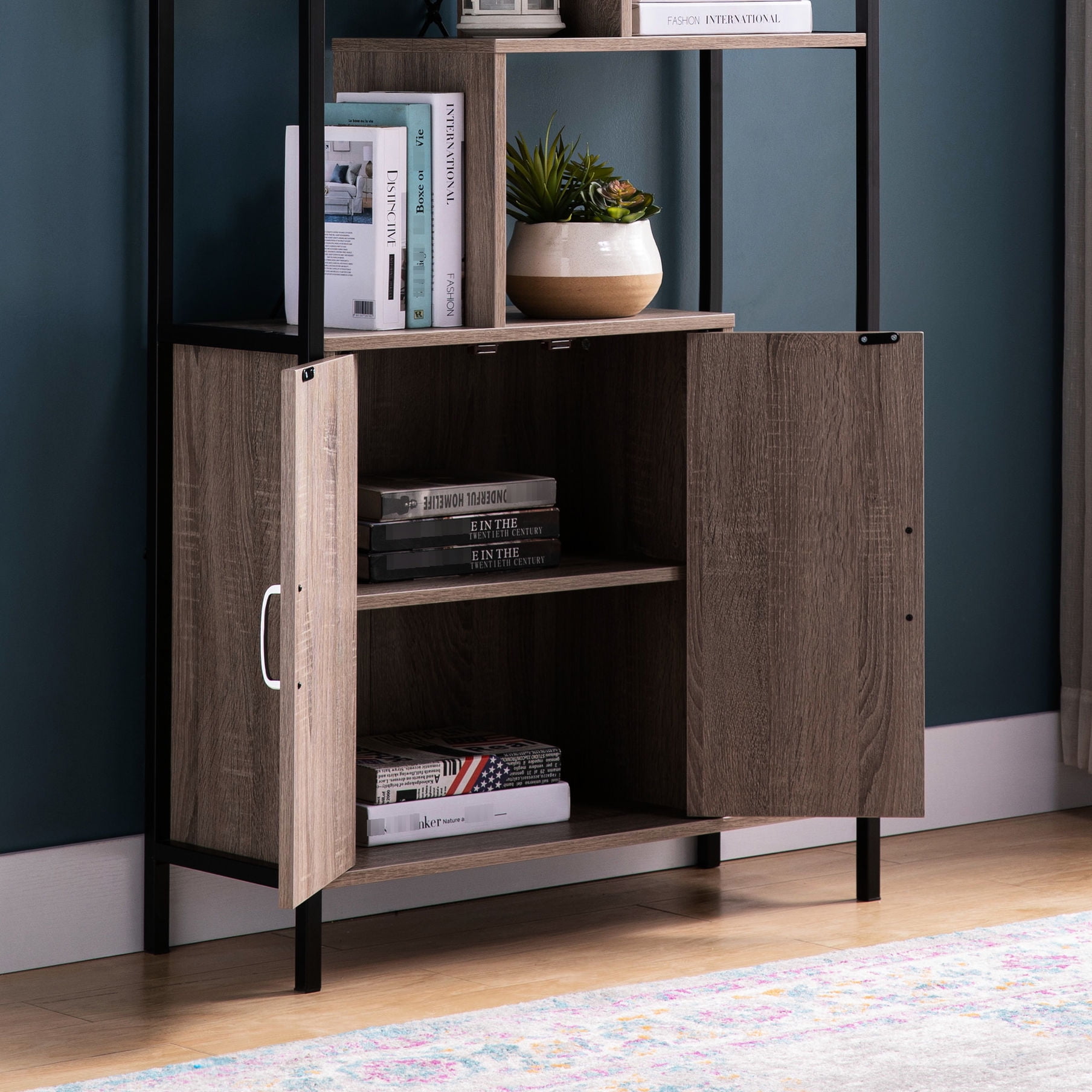 Multi - Level Shelving System & Metal Frame - Maximize Storage Space ...