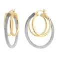 thumbnail image 1 of Multi Lucite Hoops, 1 of 3
