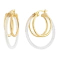 thumbnail image 1 of Multi Lucite Hoops, 1 of 3
