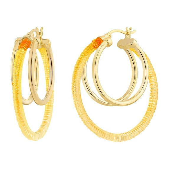 Multi Lucite Hoops