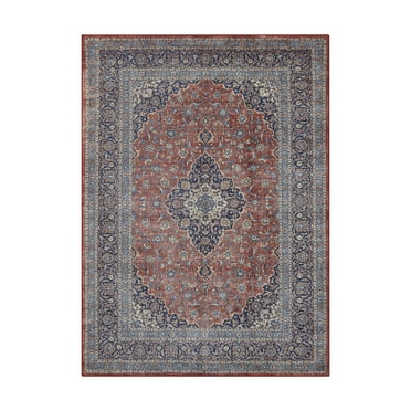 Multi Medallion Washable Skid-Resistant Area Rug, 2' 7.5" x 4' 2"