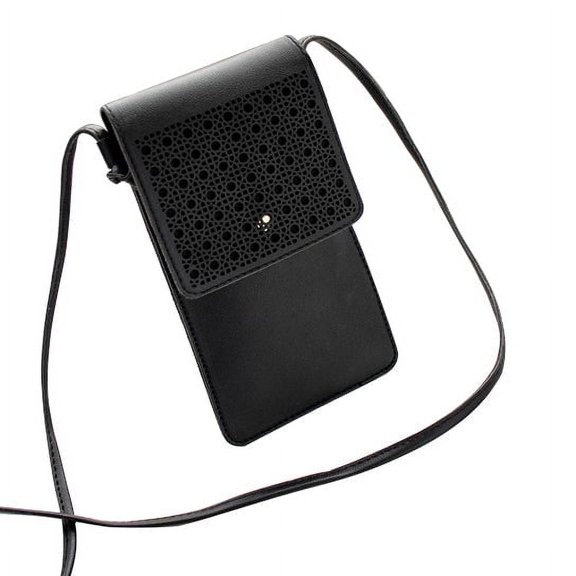Multi Mini Transparent Phone And Credit Card Holder Cross Body Bag