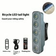 thumbnail image 1 of Multi Mode Variable Bike Tail Light with High Visibility LED | Multiple Lighting Modes | USB Rechargeable | Weather Resistant | Easy Installation for Road Mountain Bikes, 1 of 1