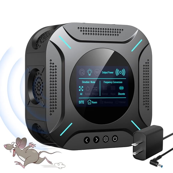 Multi-Mode Variable Frequency Squirrel Repellent - Mice Traps That Prevent Adaptation for House