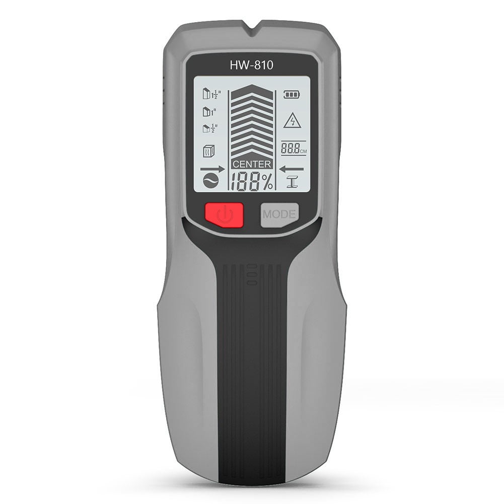 Multi Mode Wall Detector for Locating Hidden Electrical Wires and Pipes
