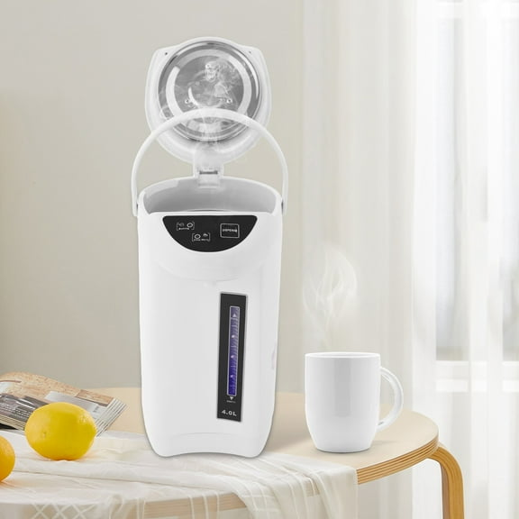 Multi-Mode Water Boiler, 4L Capacity with Push-Button/Touch/Air Pressure Dispensing, 750W Quick Heating and 24H Keep-Warm Function
