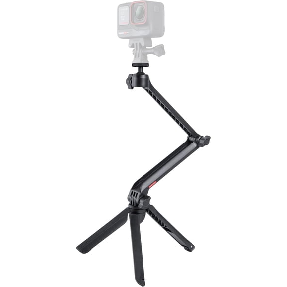 Multi Mount, All-in-One Camera Rig, Tripod, Selfie Stick & Magic Arm, 360 Ball Joint for Adjustable Angles, Compatible with Ace/GO/Link/X Series, Black