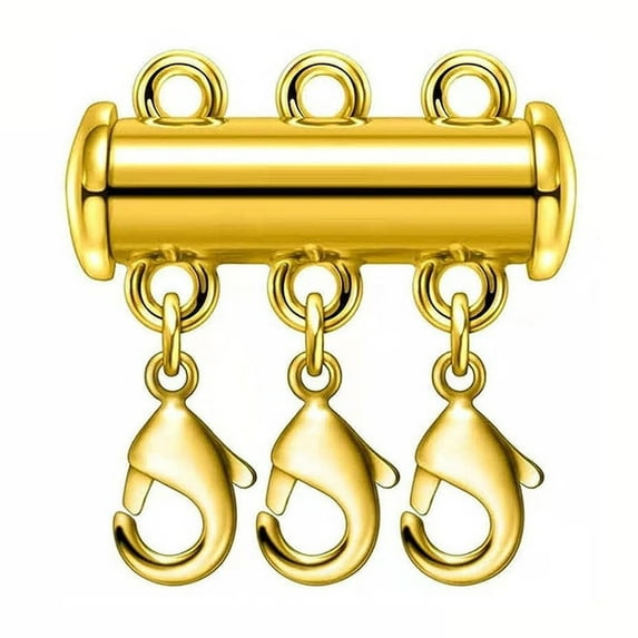 Multi Necklace Layering Clasps Strong Magnetic Clasp, Gold Necklace Separator for Layering, Multiple Jewelry Closures for Layered Look