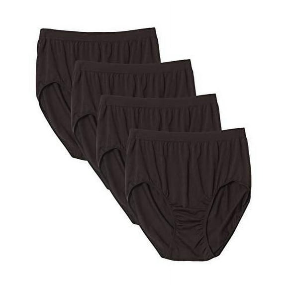 Multi Pack Bali Microfiber Solid Brief Panties