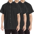 thumbnail image 1 of Multi-Pack Chef Code Men's Kitchen Basic Cook Shirt, White, 3XL, 1 of 4