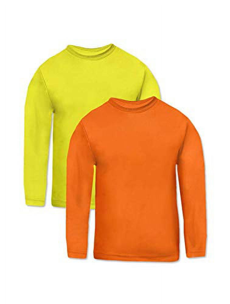 Cool Dri Hanes Yellow Long Sleeve Shirt Athletic Shirts Hanes - Main Image