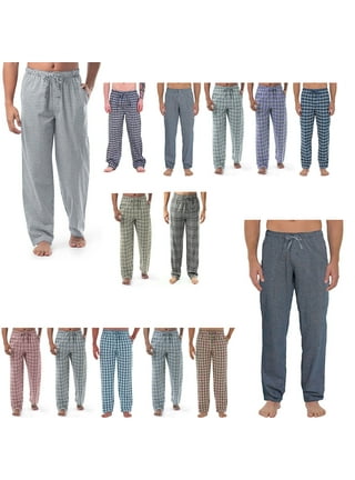 Intimo Men's 2 Piece Pajama Set Cotton/Poly Blend Jersey Knit