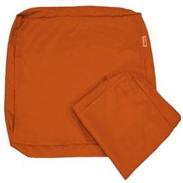 Qqbed Waterproof Outdoor Patio Chair Seat Cushion Cover 24 inchx22 inchx4 inch Rust Color Slipcovers Size 6 Pack Bronze