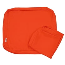 Multi Pack Outdoor Seat Chair Patio Cushion Pad Cover 24"X22"X4" Tangerine Tango Color