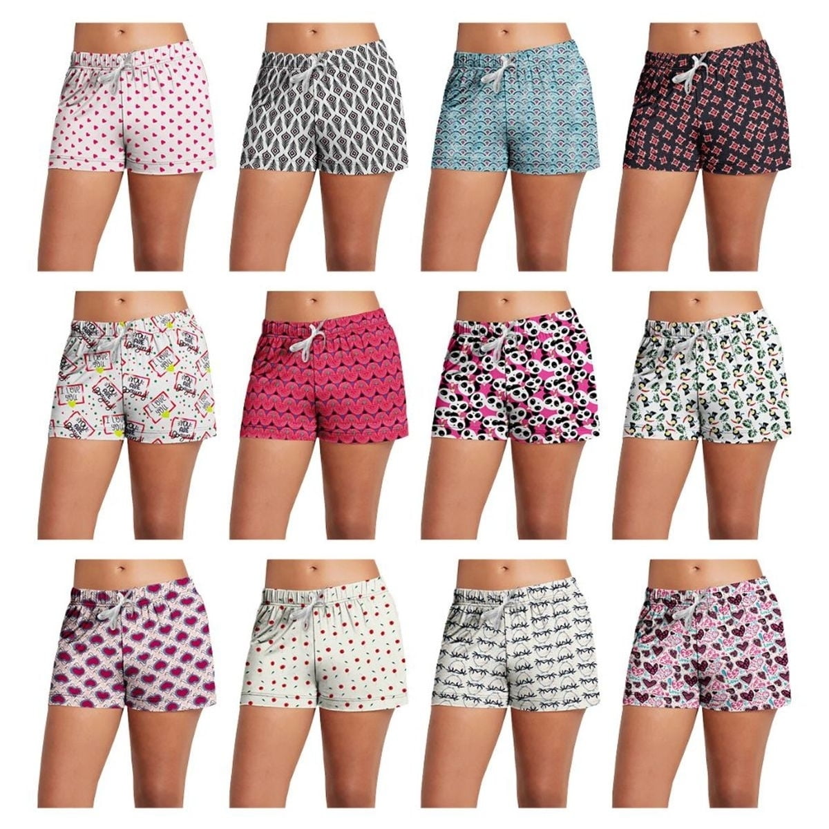 Faded glory sleepwear essentials shorts hotsell