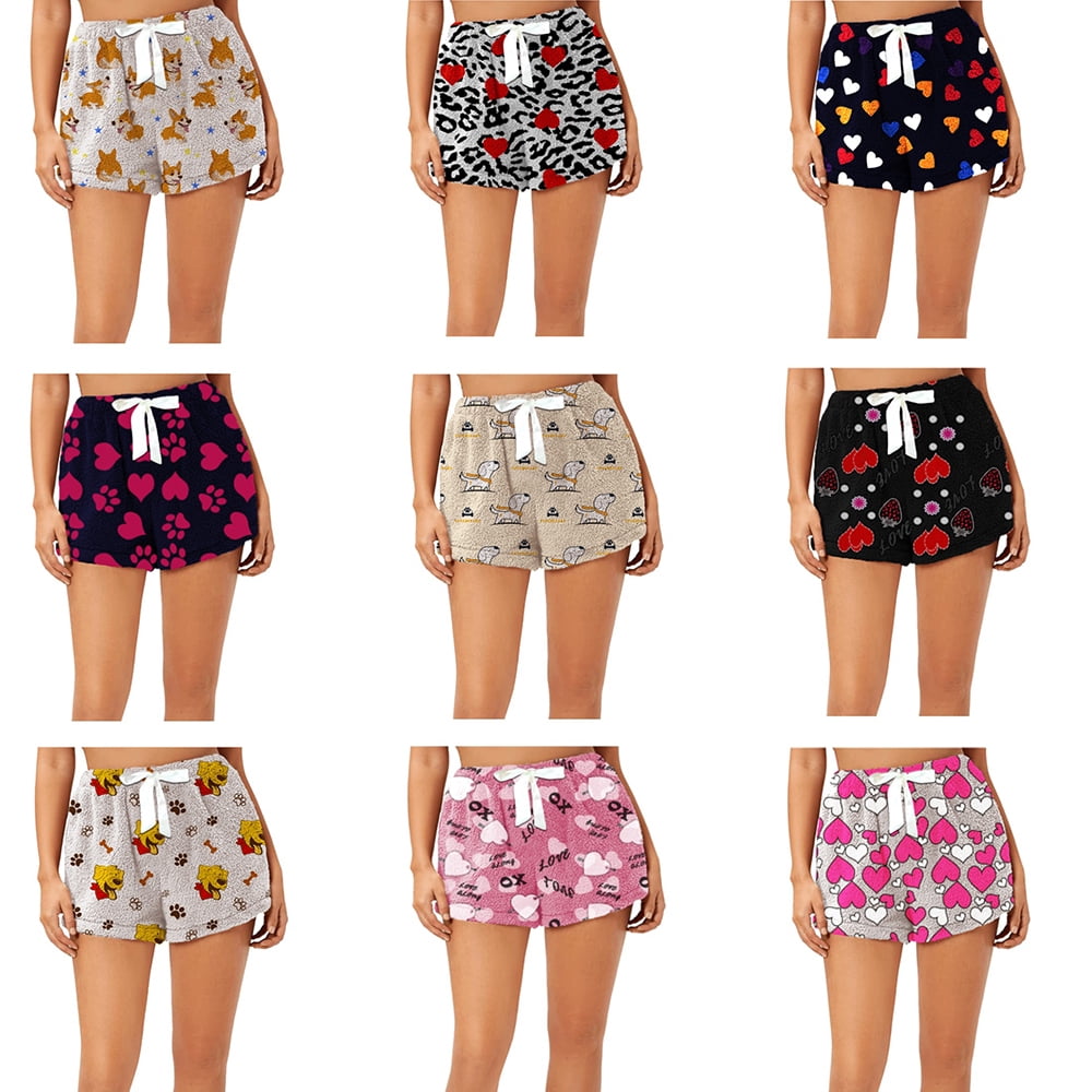 3 Pack Womens Ultra Plush Micro Fleece Fuzzy Pajama Pants Walmart