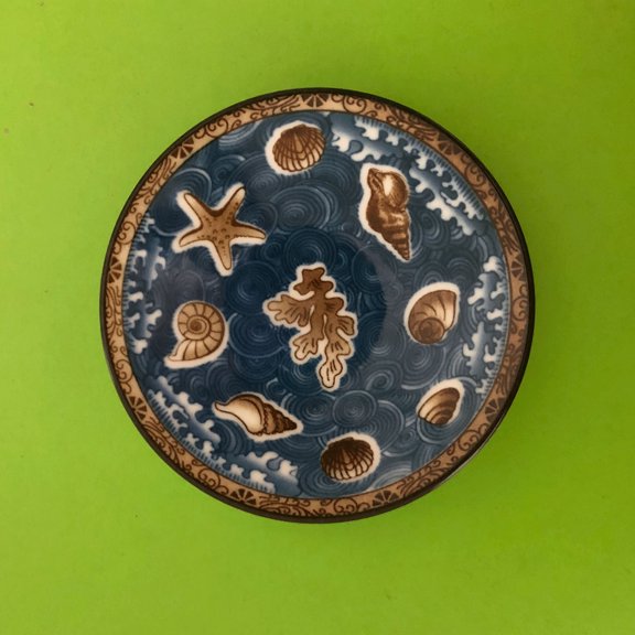 Multi-Pattern Ceramic Drink Coasters, Antique Style Floral Bird Printed Round Cup Pads, Heat Resistant Table Decor Coaster for Household Bar Use