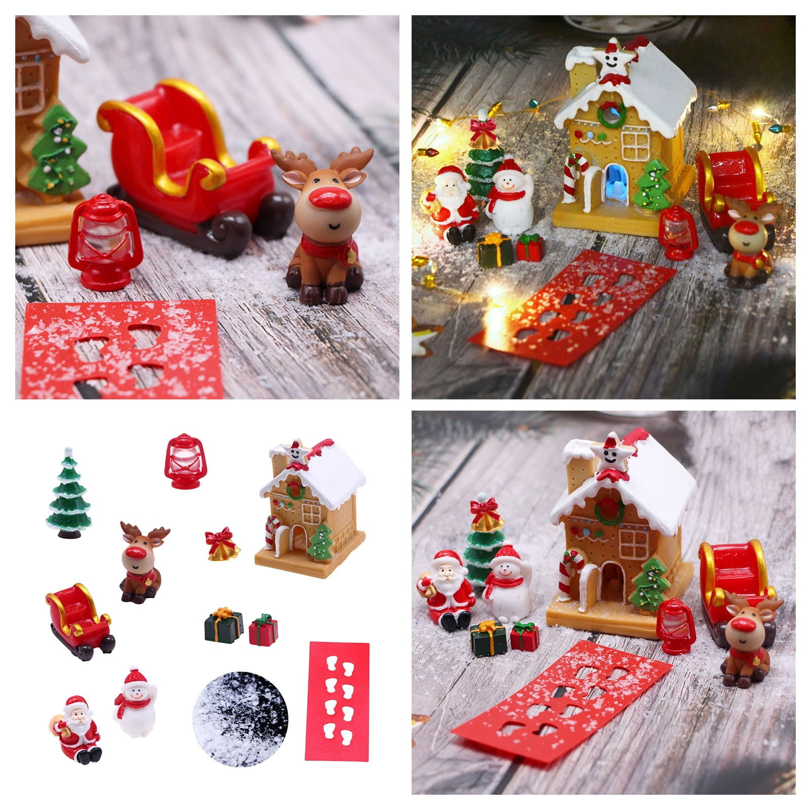 Miniature Christmas Ornaments for Dollhouses [HEO YL9059]